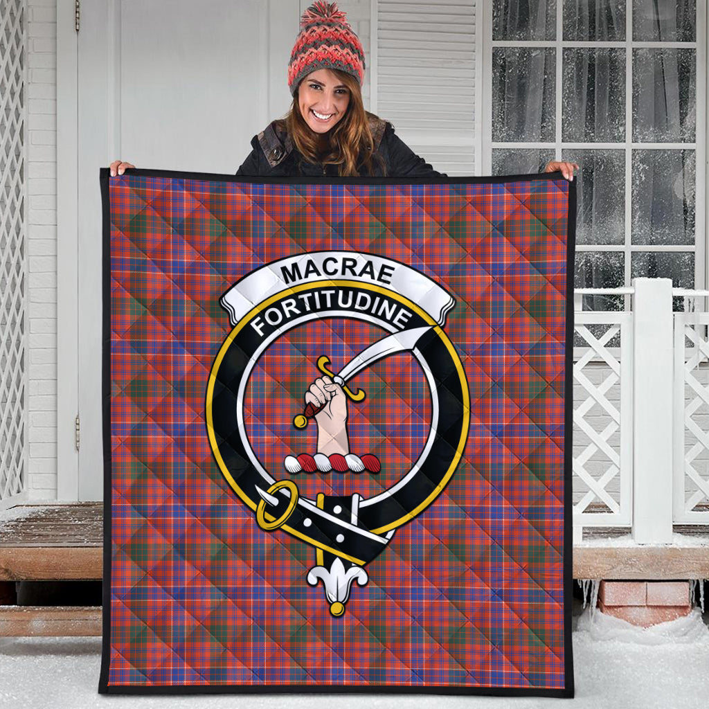 macrae-ancient-tartan-quilt-with-family-crest