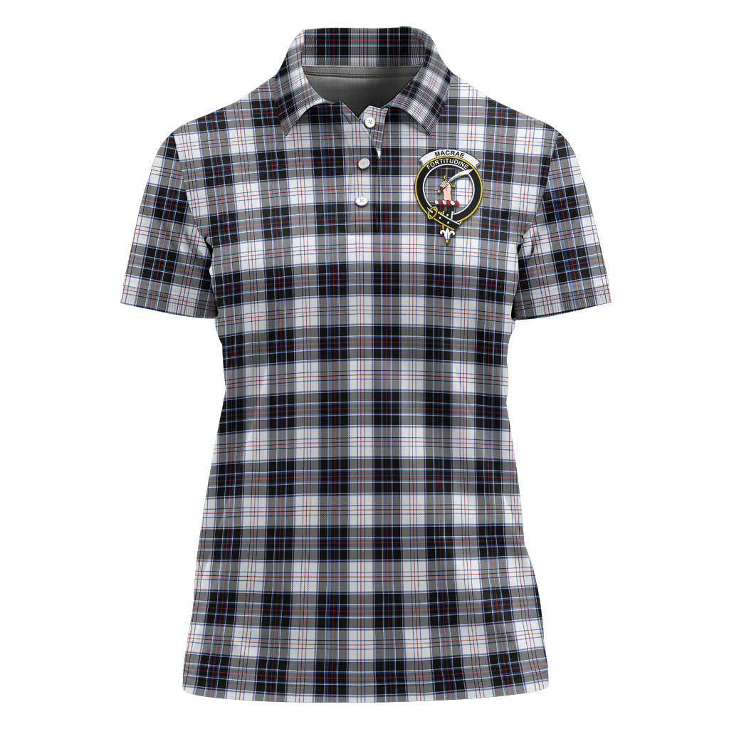 macrae-dress-modern-tartan-polo-shirt-with-family-crest-for-women