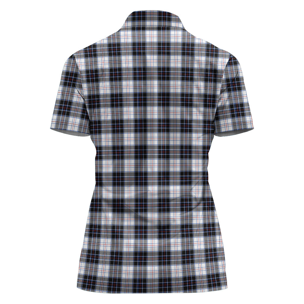 macrae-dress-modern-tartan-polo-shirt-with-family-crest-for-women