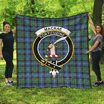 macrae-hunting-ancient-tartan-quilt-with-family-crest