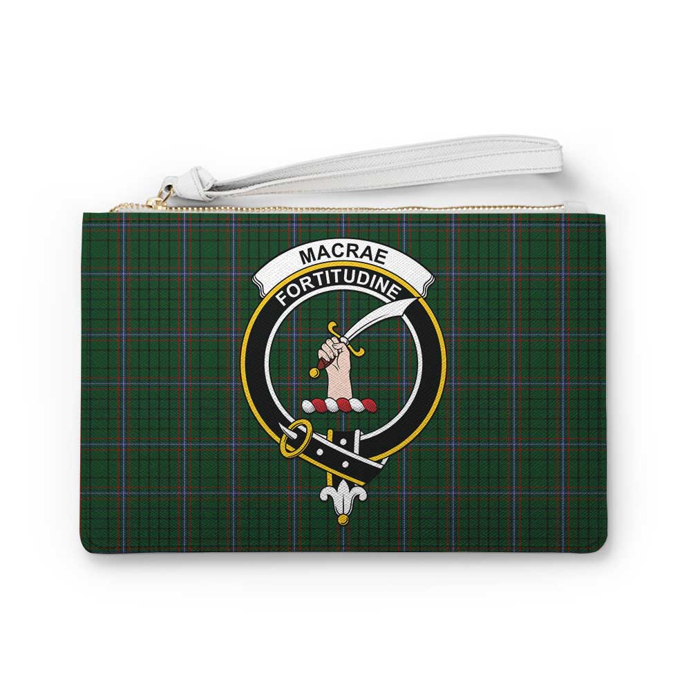 Tartan Vibes Clothing MacRae (McRae) Family Crest Tartan Clutch Bag