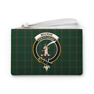 MacRae (McRae) Family Crest Tartan Clutch Bag
