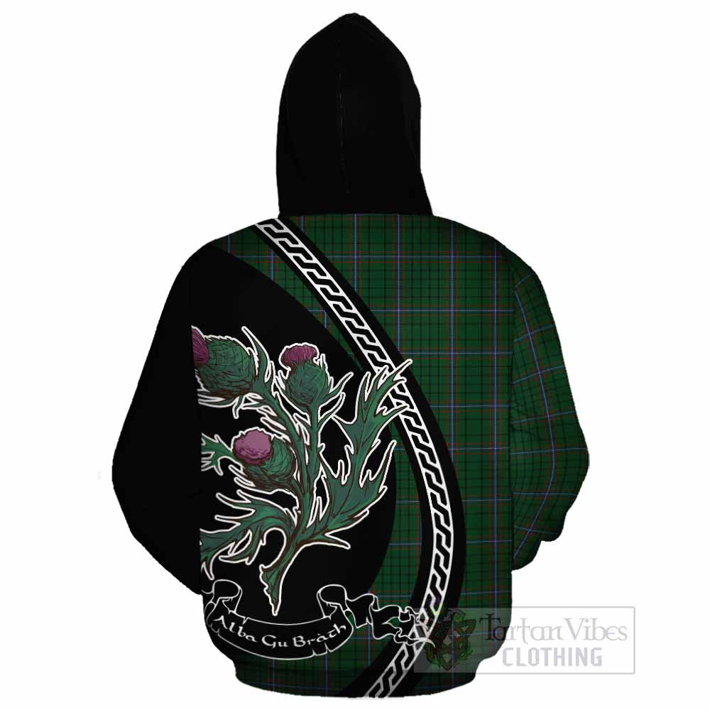 MacRae (McRae) Family Crest Tartan Cotton Hoodie Alba Thistle Inspired - Tartan Vibes Clothing