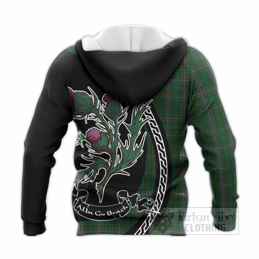 MacRae (McRae) Family Crest Tartan Knitted Hoodie Alba Thistle Inspired - Tartan Vibes Clothing