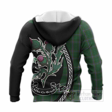 MacRae (McRae) Family Crest Tartan Knitted Hoodie Alba Thistle Inspired