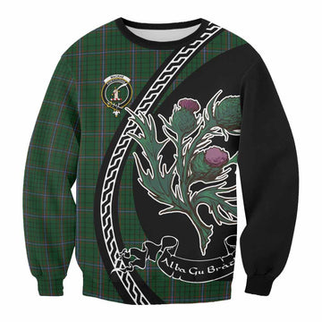 MacRae (McRae) Family Crest Tartan Sweatshirt Alba Thistle Inspired