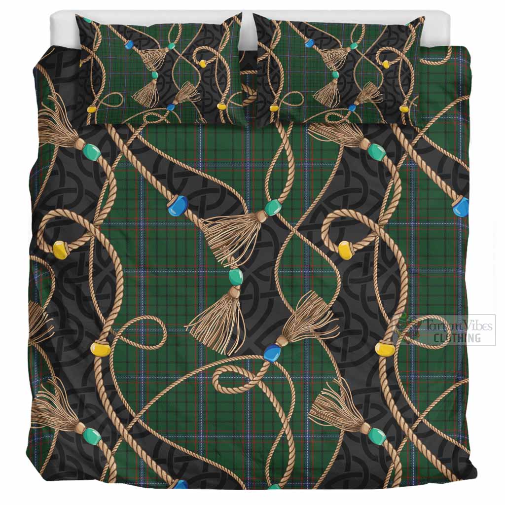 MacRae (McRae) Scottish Tartan Twisted Ropes Stylized Bedding Set UK Bedding Set UK Super King 104*94 inch - Tartan Vibes Clothing