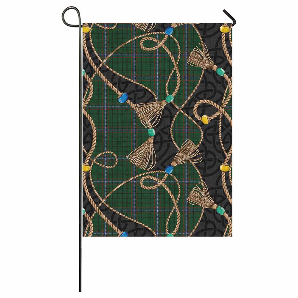 MacRae (McRae) Scottish Tartan Twisted Ropes Stylized Garden Flag 59 × 35 in (150 × 89 cm) - Tartan Vibes Clothing