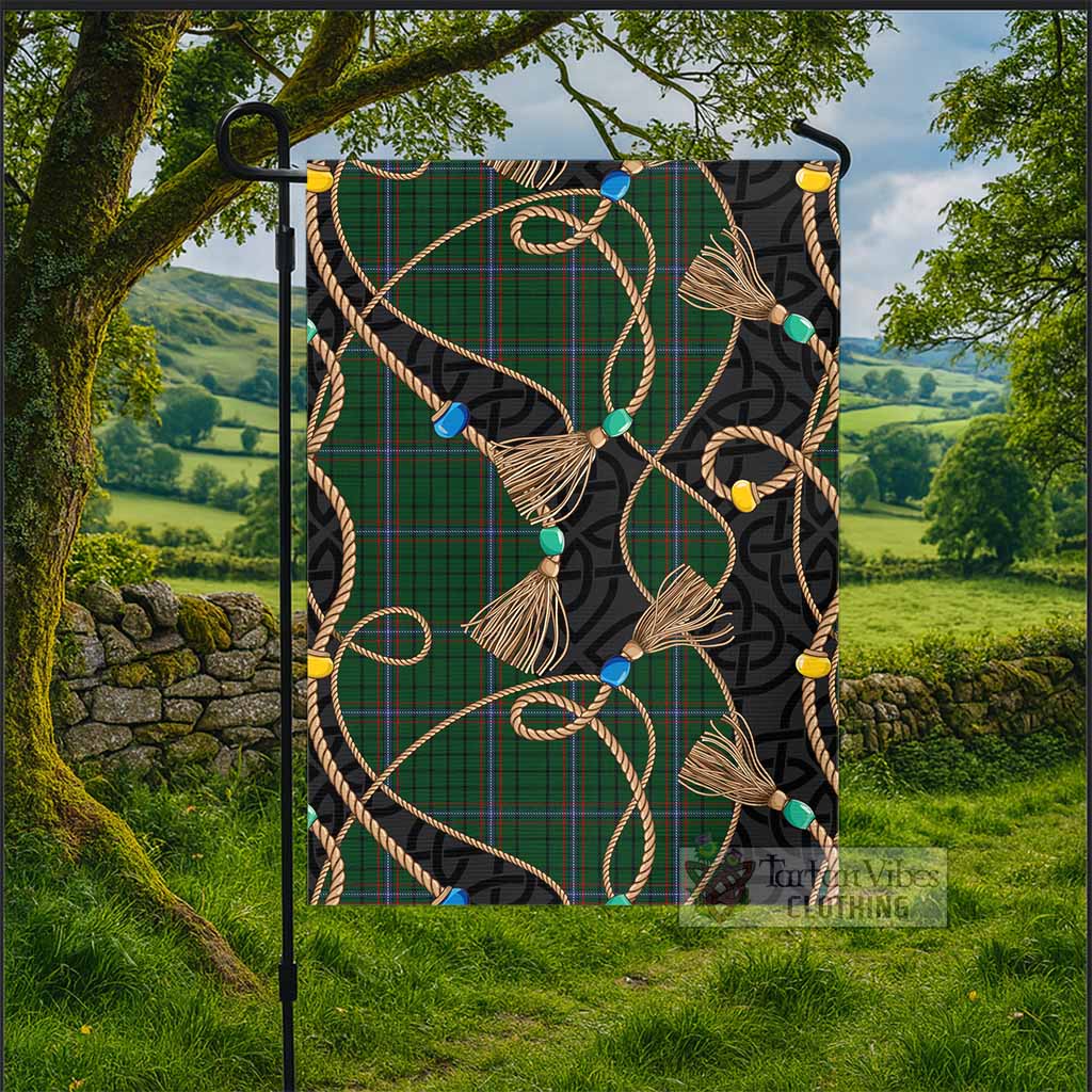 MacRae (McRae) Scottish Tartan Twisted Ropes Stylized Garden Flag - Tartan Vibes Clothing