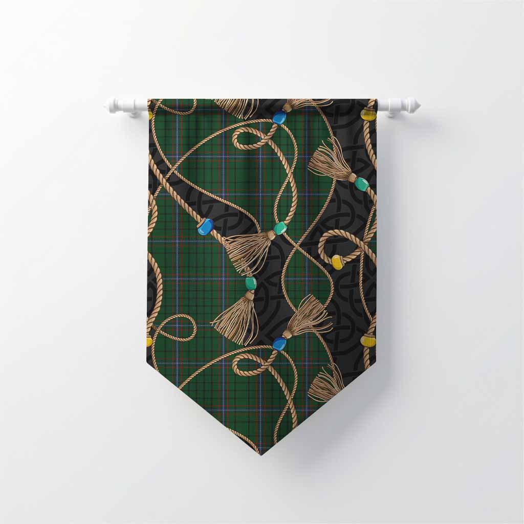 MacRae (McRae) Scottish Tartan Twisted Ropes Stylized Gonfalon Chevron - Tartan Vibes Clothing
