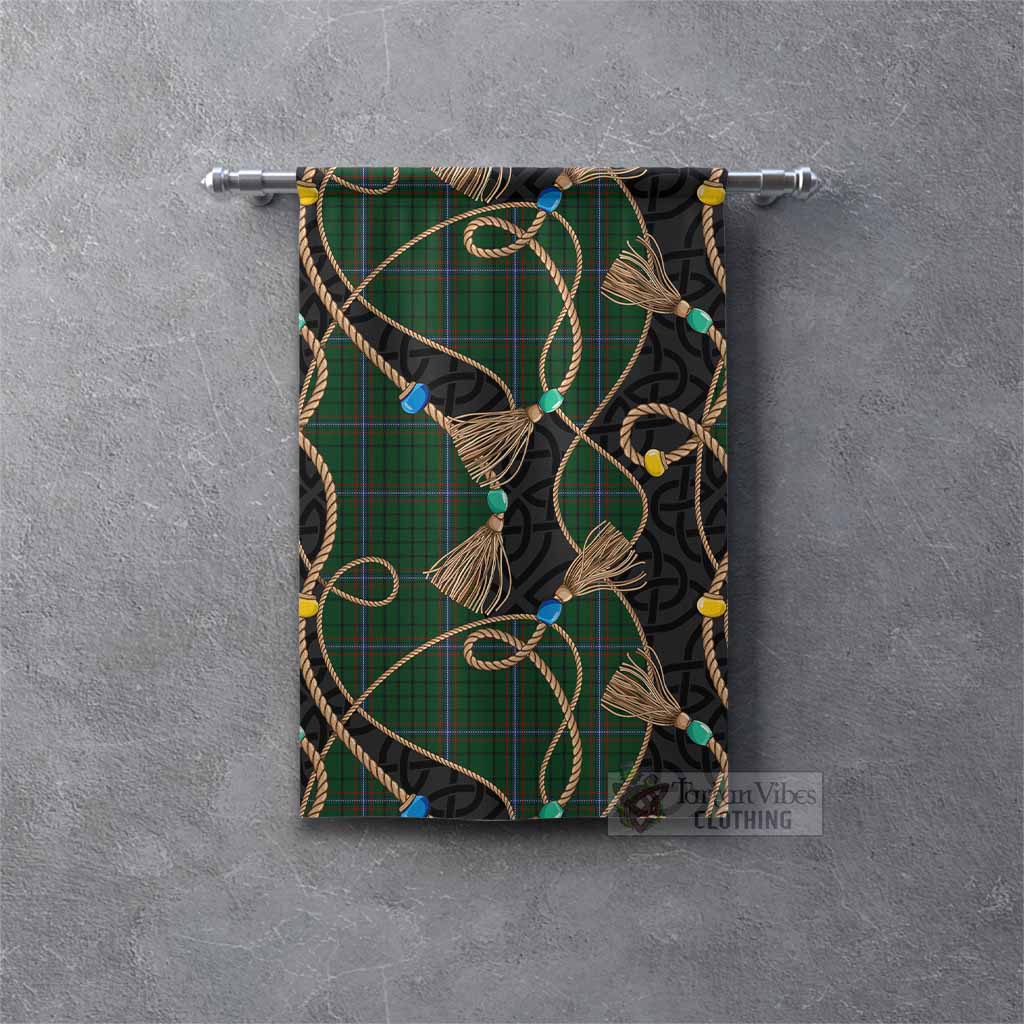 MacRae (McRae) Scottish Tartan Twisted Ropes Stylized Gonfalon Rectangle - Tartan Vibes Clothing