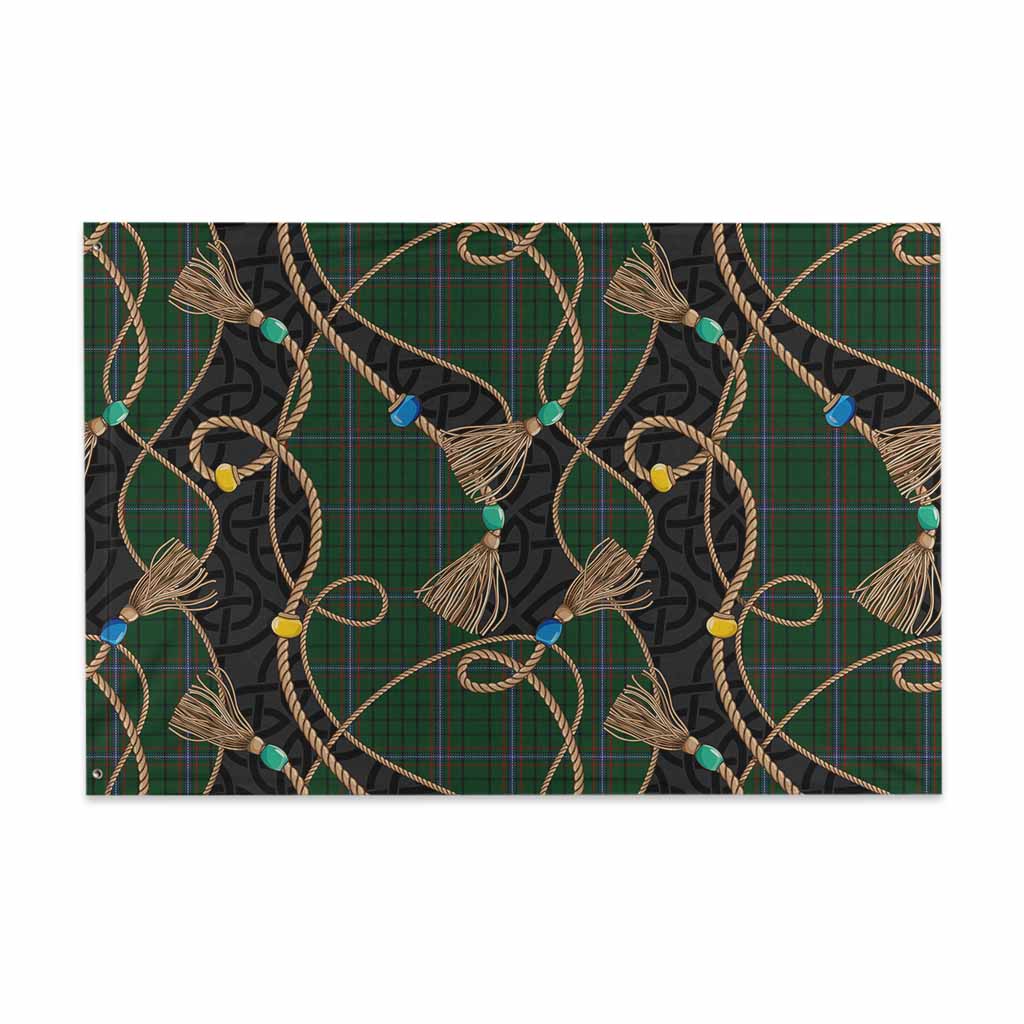 MacRae (McRae) Scottish Tartan Twisted Ropes Stylized House Flag 48*72 inch (120*180 cm) - Tartan Vibes Clothing