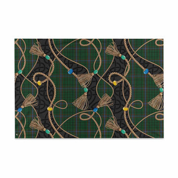 MacRae (McRae) Scottish Tartan Twisted Ropes Stylized House Flag