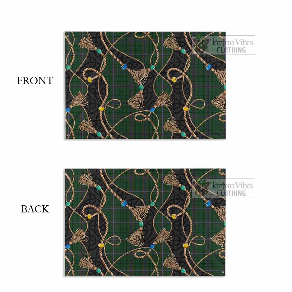 MacRae (McRae) Scottish Tartan Twisted Ropes Stylized House Flag - Tartan Vibes Clothing