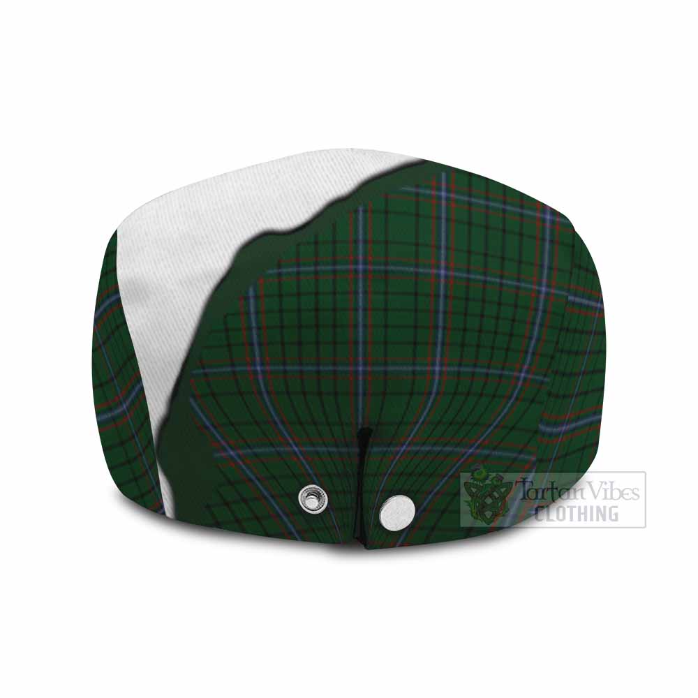 MacRae (McRae) Scottish Terrier Tartan Flat Cap, Jeff Cap Thistle Heritage Art - Tartan Vibes Clothing