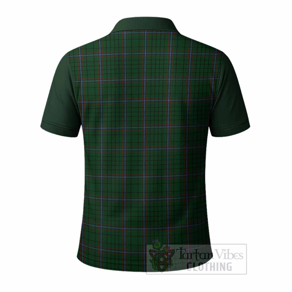 MacRae (McRae) Tartan Accent Polo Shirt with Family Crest