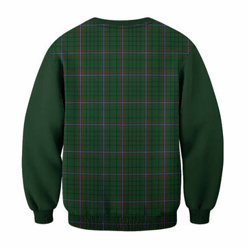 MacRae (McRae) Tartan Accent Sweatshirt with Family Crest