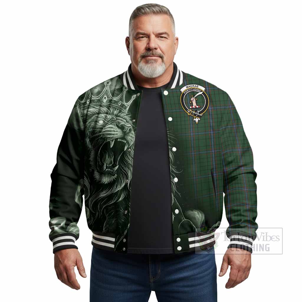 MacRae (McRae) Tartan Baseball Jacket Roaring Lion Heritage