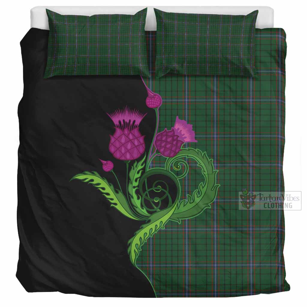 MacRae (McRae) Tartan Bedding Set Traditional Scottish Thistle UK Bedding Set UK Super King 104*94 inch - Tartan Vibes Clothing
