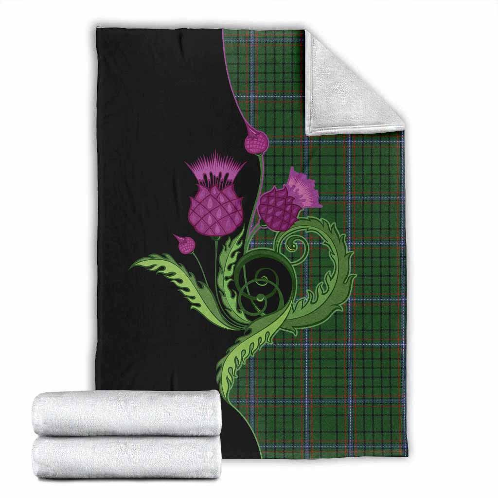 MacRae (McRae) Tartan Blanket Traditional Scottish Thistle X-Large 59 x 79 inches 150 x 200 cm - Tartan Vibes Clothing