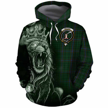 MacRae (McRae) Tartan Cotton Hoodie Roaring Lion Heritage