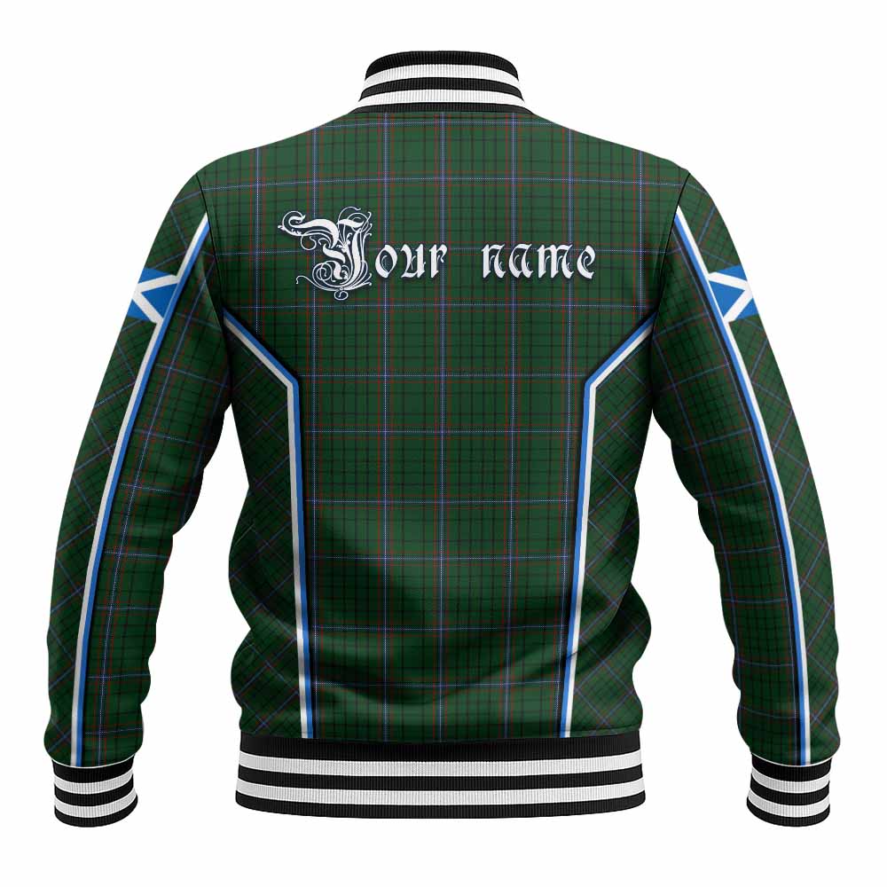 MacRae (McRae) Tartan Crest Baseball Jacket Scotland Coat of Arm Flag Style - Tartan Vibes Clothing