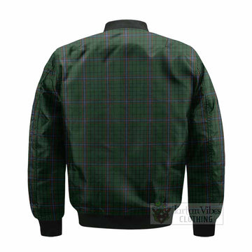 MacRae (McRae) Tartan Crest Bomber Jacket Ferocious Lion Style
