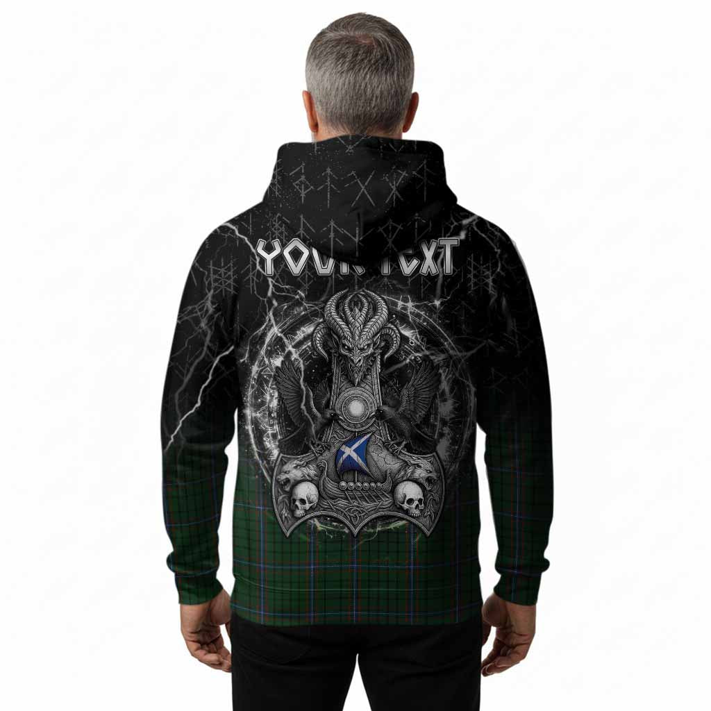 MacRae (McRae) Tartan Crest Hoodie Celtic Odin's Raven Legacy