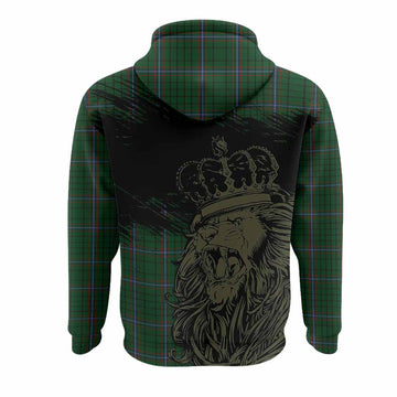 MacRae (McRae) Tartan Crest Hoodie Crowned Lion Heritage Style