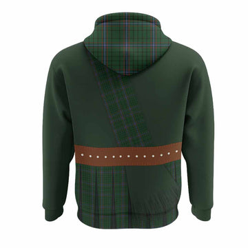 MacRae (McRae) Tartan Crest Hoodie Kilt Costume Style