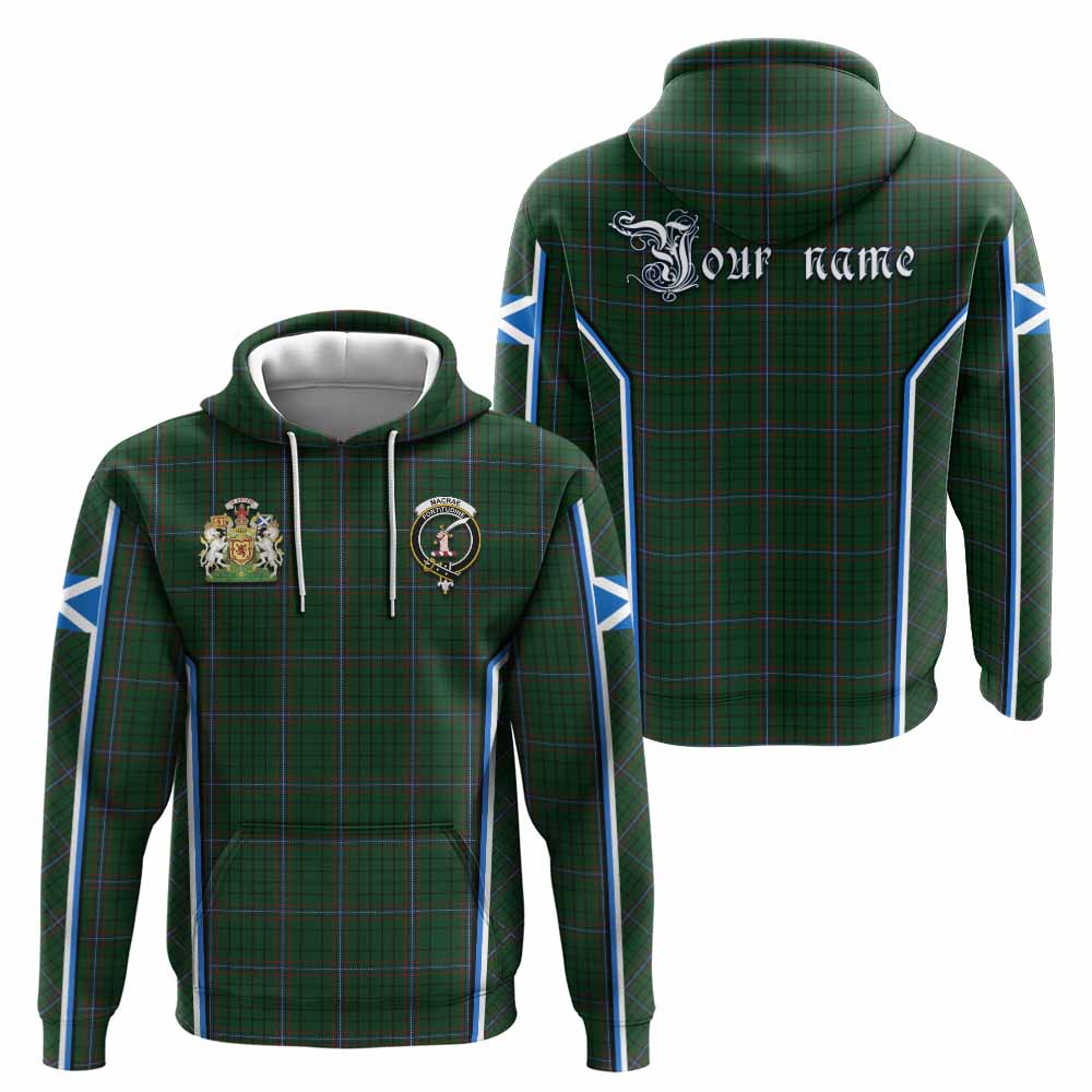 MacRae (McRae) Tartan Crest Hoodie Scotland Coat of Arm Flag Style - Tartan Vibes Clothing