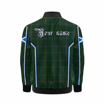 MacRae (McRae) Tartan Crest Kid Bomber Jacket Scotland Coat of Arm Flag Style - Tartan Vibes Clothing