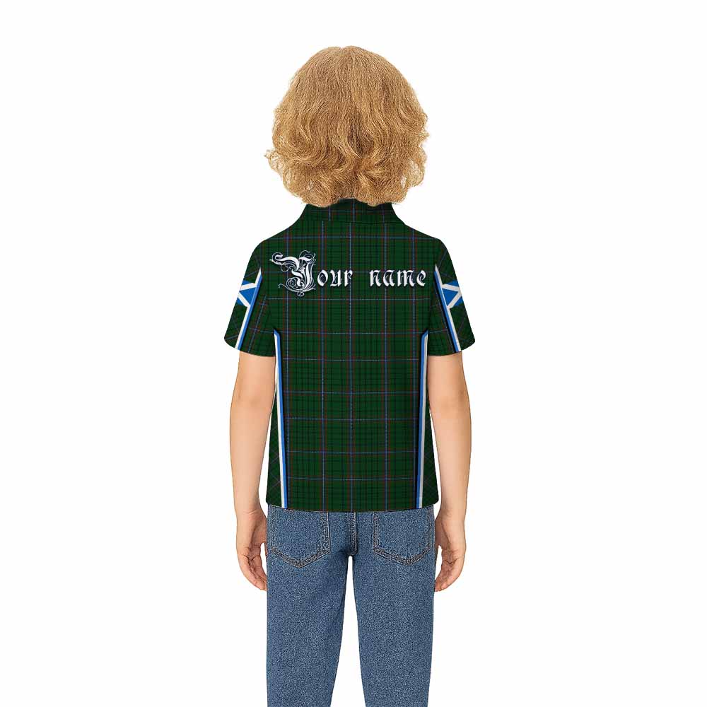 MacRae (McRae) Tartan Crest Kid Polo Shirt Scotland Coat of Arm Flag Style - Tartan Vibes Clothing