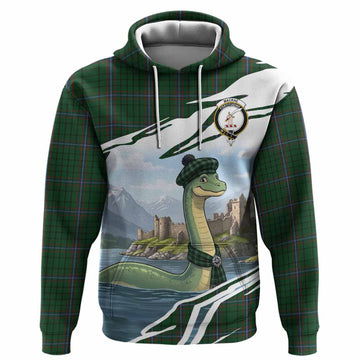 MacRae (McRae) Tartan Crest Loch Ness Monster Scottish Heritage Art Hoodie