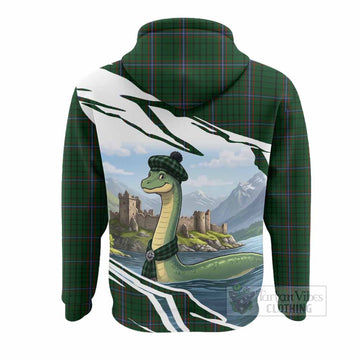 MacRae (McRae) Tartan Crest Loch Ness Monster Scottish Heritage Art Hoodie