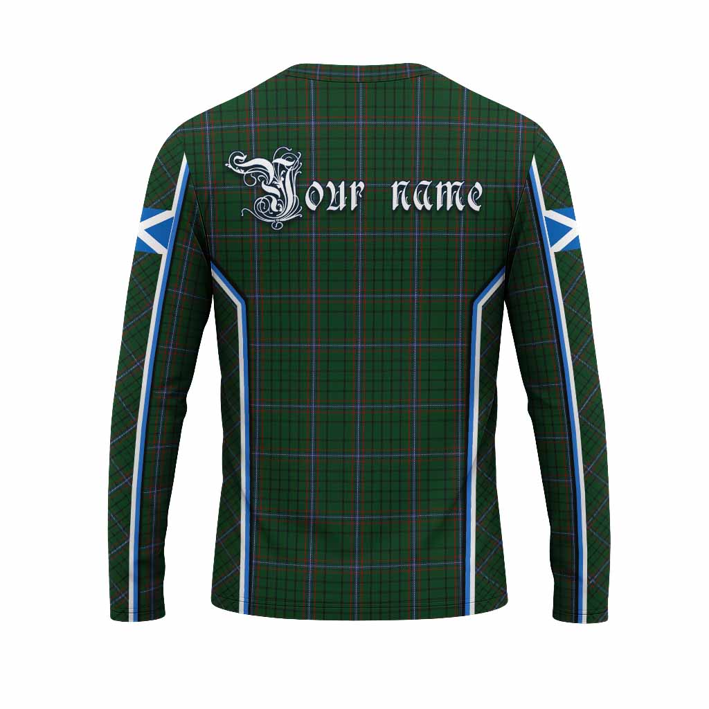 MacRae (McRae) Tartan Crest Long Sleeve T-Shirt Scotland Coat of Arm Flag Style - Tartan Vibes Clothing