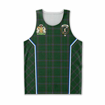 MacRae (McRae) Tartan Crest Men Tank Top Scotland Coat of Arm Flag Style