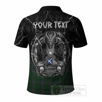 MacRae (McRae) Tartan Crest Polo Shirt Celtic Odin's Raven Legacy