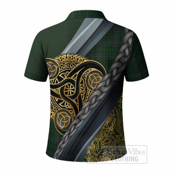 MacRae (McRae) Tartan Crest Polo Shirt Scottish Triskele Celtic