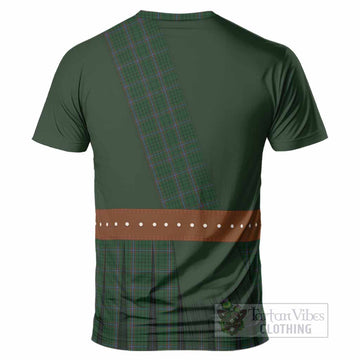 MacRae (McRae) Tartan Crest T-Shirt Kilt Costume Style