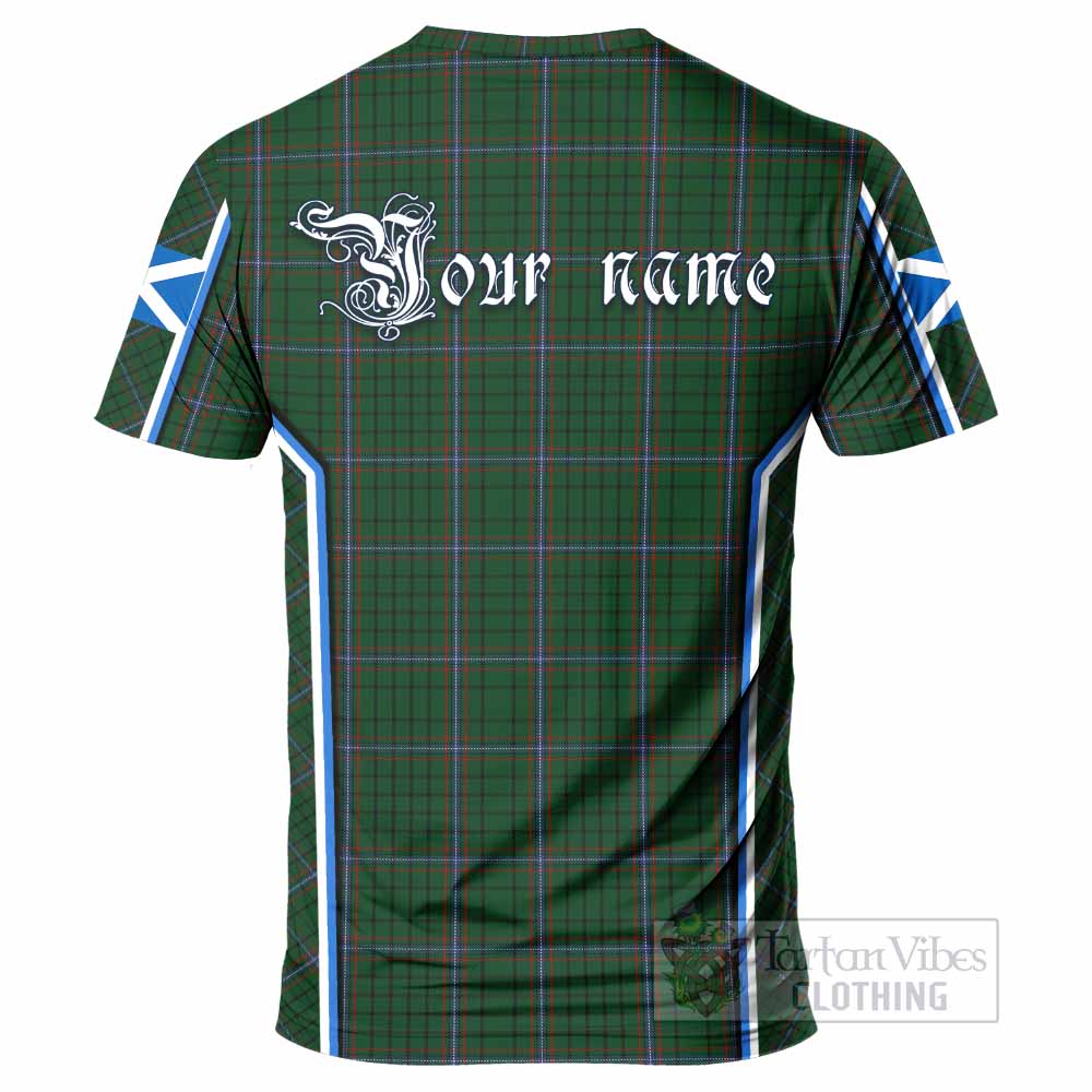 MacRae (McRae) Tartan Crest T-shirt Scotland Coat of Arm Flag Style - Tartan Vibes Clothing