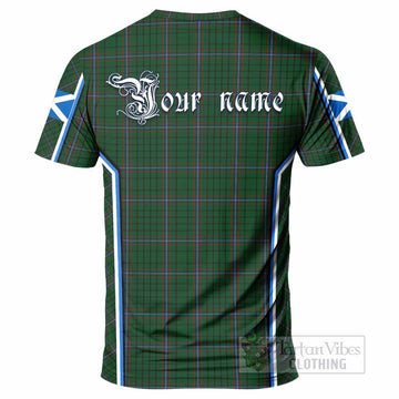 MacRae (McRae) Tartan Crest T-shirt Scotland Coat of Arm Flag Style - Tartan Vibes Clothing