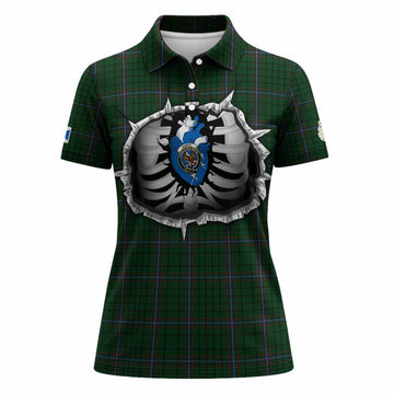 MacRae (McRae) Tartan Crest Women Polo Shirt Scotland In My Veins