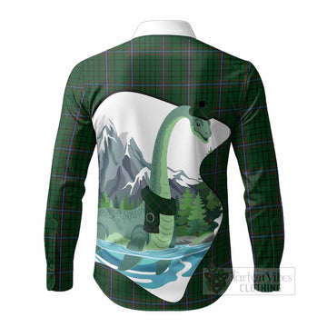 MacRae (McRae) Tartan Family Crest Long Sleeve Button Shirts Nessie Scottish Loch Ness Monster