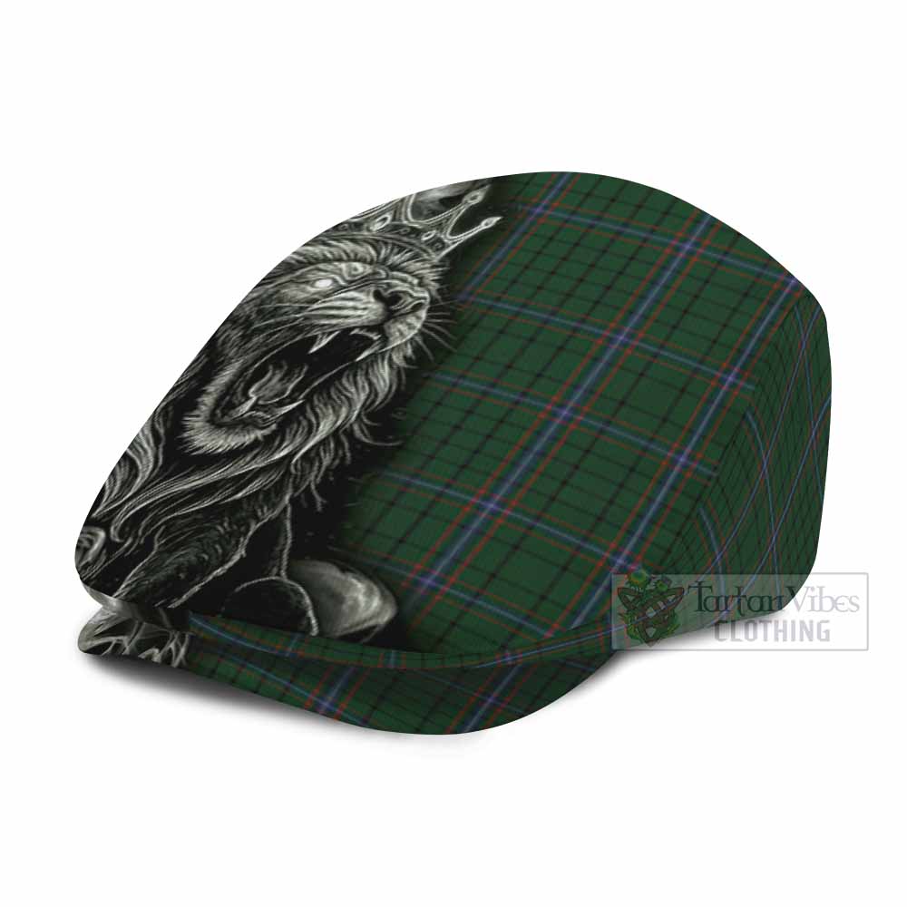 MacRae (McRae) Tartan Flat Cap, Jeff Cap Roaring Lion Heritage