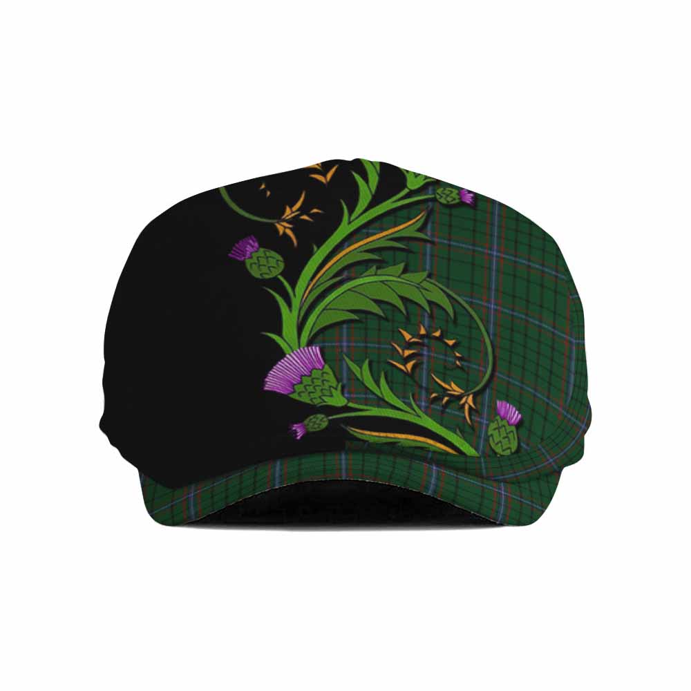 MacRae (McRae) Tartan Flat Cap, Jeff Cap Scottish Thistle Pride Heritage Art Flat Cap - Tartan Vibes Clothing