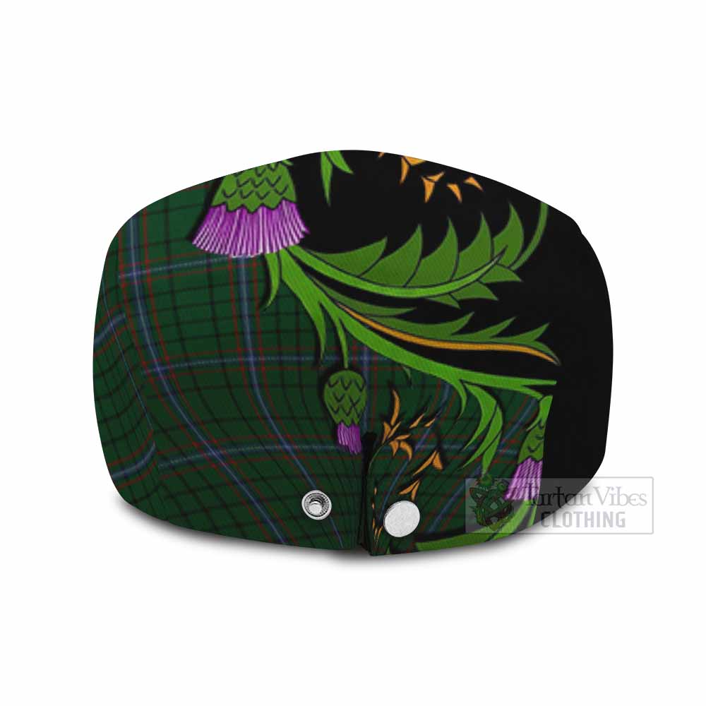 MacRae (McRae) Tartan Flat Cap, Jeff Cap Scottish Thistle Pride Heritage Art - Tartan Vibes Clothing