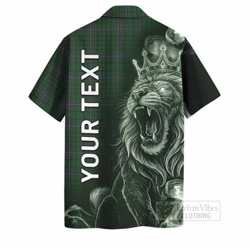 MacRae (McRae) Tartan Hawaiian Shirt Roaring Lion Heritage
