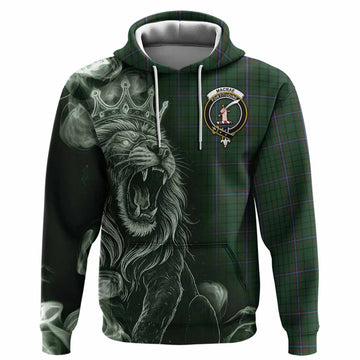 MacRae (McRae) Tartan Hoodie Roaring Lion Heritage