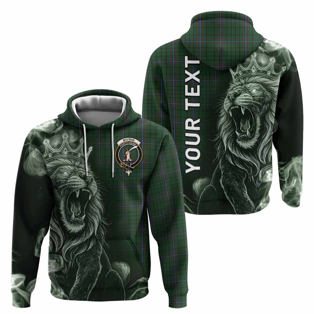 MacRae (McRae) Tartan Hoodie Roaring Lion Heritage